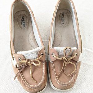 Sperry Top Sider Angelfish Metallic Boat Shoes 9M
